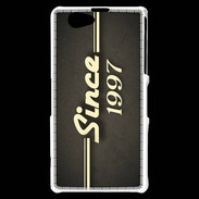 Coque Sony Xperia Z1 Compact Since 1997 gris