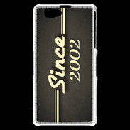 Coque Sony Xperia Z1 Compact Since 2002 gris