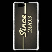 Coque Sony Xperia Z1 Compact Since 2003 gris
