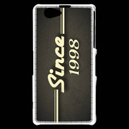 Coque Sony Xperia Z1 Compact Since 1998 gris