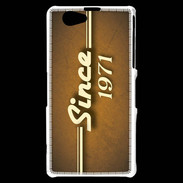 Coque Sony Xperia Z1 Compact Orange since 1971