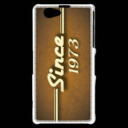 Coque Sony Xperia Z1 Compact Orange since 1973