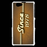 Coque Sony Xperia Z1 Compact Orange since 1978