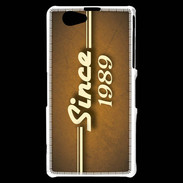 Coque Sony Xperia Z1 Compact Orange since 1989