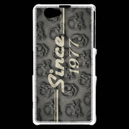 Coque Sony Xperia Z1 Compact Since crane gris 1977