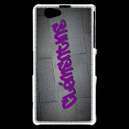 Coque Sony Xperia Z1 Compact Clémentine Tag