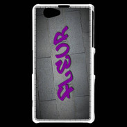 Coque Sony Xperia Z1 Compact Fleur Tag
