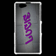 Coque Sony Xperia Z1 Compact Lucie Tag