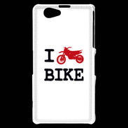 Coque Sony Xperia Z1 Compact I love bike