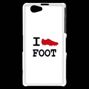 Coque Sony Xperia Z1 Compact I love Foot 2