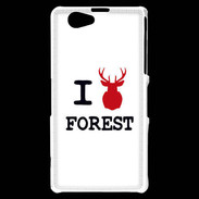 Coque Sony Xperia Z1 Compact I love Forest