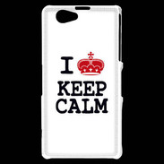 Coque Sony Xperia Z1 Compact I love Keep Calm