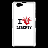Coque Sony Xperia Z1 Compact I love Liberty