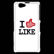 Coque Sony Xperia Z1 Compact I love Like