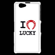 Coque Sony Xperia Z1 Compact I love Lucky