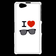 Coque Sony Xperia Z1 Compact I love Lunette Fun