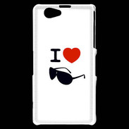 Coque Sony Xperia Z1 Compact I love Lunette Fun 2