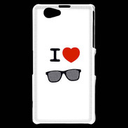 Coque Sony Xperia Z1 Compact I love Lunette Fun 4