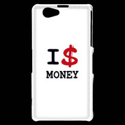 Coque Sony Xperia Z1 Compact I love Money