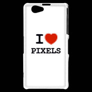 Coque Sony Xperia Z1 Compact I love Pixels