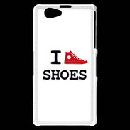Coque Sony Xperia Z1 Compact I love Shoes