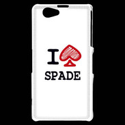 Coque Sony Xperia Z1 Compact I love Spade