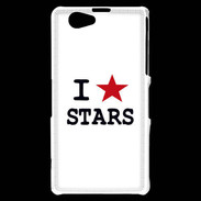 Coque Sony Xperia Z1 Compact I love Stars