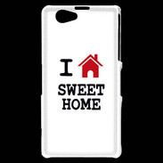 Coque Sony Xperia Z1 Compact I love Sweet Home