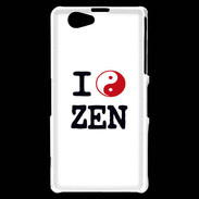 Coque Sony Xperia Z1 Compact I love Zen