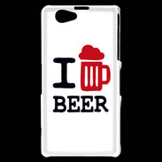 Coque Sony Xperia Z1 Compact I love Beer