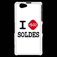 Coque Sony Xperia Z1 Compact I love Soldes