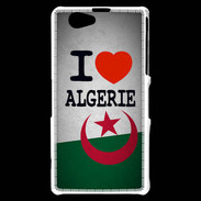 Coque Sony Xperia Z1 Compact I love Algérie 3
