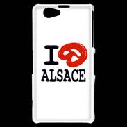 Coque Sony Xperia Z1 Compact I love Alsace 2