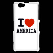 Coque Sony Xperia Z1 Compact I love America