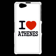 Coque Sony Xperia Z1 Compact I love Athenes