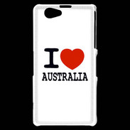 Coque Sony Xperia Z1 Compact I love Australia