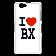 Coque Sony Xperia Z1 Compact I love BX