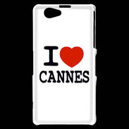 Coque Sony Xperia Z1 Compact I love Cannes