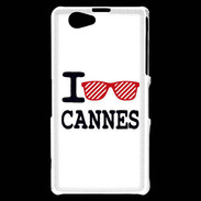 Coque Sony Xperia Z1 Compact I love Cannes 2