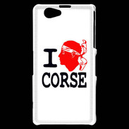 Coque Sony Xperia Z1 Compact I love Corse 2
