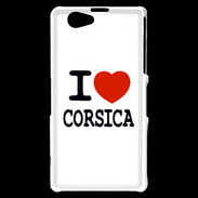 Coque Sony Xperia Z1 Compact I love Corsica