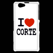 Coque Sony Xperia Z1 Compact I love Corte