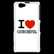 Coque Sony Xperia Z1 Compact I love Courchevel