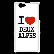 Coque Sony Xperia Z1 Compact I love Deux Alpes