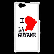 Coque Sony Xperia Z1 Compact I love Guyane 2