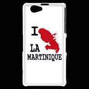 Coque Sony Xperia Z1 Compact I love La Martinique 2