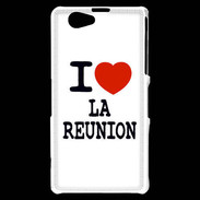 Coque Sony Xperia Z1 Compact I love La Réunion