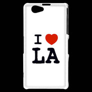 Coque Sony Xperia Z1 Compact I love L.A