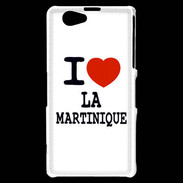 Coque Sony Xperia Z1 Compact I love La Martinique