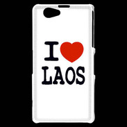 Coque Sony Xperia Z1 Compact I love Laos